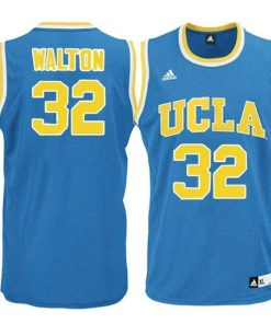 Bruins #32 Bill Walton Blue Basketball Stitched NCAA Jersey