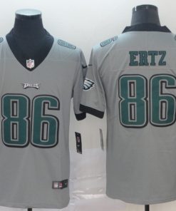 Men's Philadelphia Eagles #86 Zach Ertz Silver Inverted Legend Stitched NFL Jersey