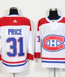 Men's Adidas Montreal Canadiens #31 Carey Price White Stitched NHL Jersey