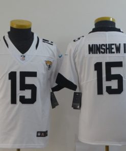 Youth Jacksonville Jaguars #15 Gardner Minshew II White 2019 Vapor Untouchable Stitched NFL Jersey