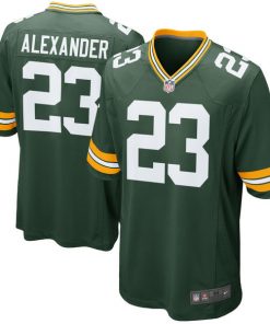 Men's Green Bay Packers #23 Jaire Alexander Green 2018 NFL Draft First Round Pick Game Jersey