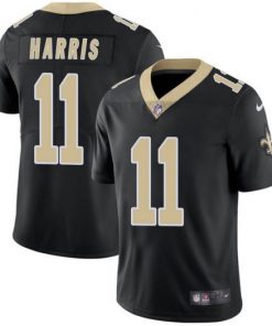Men's New Orleans Saints #11 Deonte Harris Black Vapor Untouchable Limited Stitched NFL Jersey