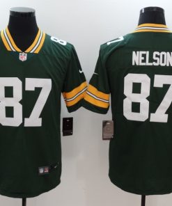 Men's Green Bay Packers #87 Jordy Nelson Green Vapor Untouchable Player Limited Jersey