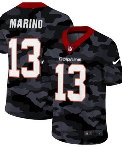 Men's Miami Dolphins #13 Dan Marino 2020 Camo Limited Stitched NFL Jersey