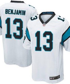 Nike Panthers #13 Kelvin Benjamin White Men's Stitched NFL Game Jersey