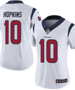 Women's Houston Texans #10 DeAndre Hopkins White Vapor Untouchable Limited Stitched NFL Jersey