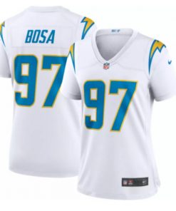 Women's Los Angeles Chargers #97 Joey Bosa White  Stitched NFL Jersey