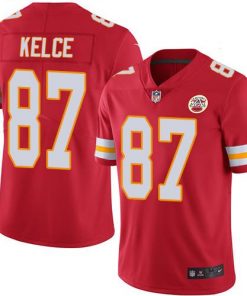 Nike Chiefs #87 Travis Kelce Red Youth Stitched NFL Limited Rush Jersey
