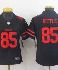 Women's NFL San Francisco 49ers #85 George Kittle Red Vapor Untouchable Limited Stitched Jersey(Runs Small)