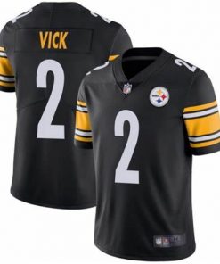 Men's Pittsburgh Steelers #2 Michael Vick Black Vapor Untouchable Limited Stitched NFL Jersey