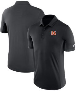 Men's Cincinnati Bengals Nike Black Evergreen Polo