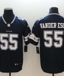 Men's NFL Dallas Cowboys #55  Vander Esch Navy 2018 Draft Vapor Untouchable Limited Stitched Jersey