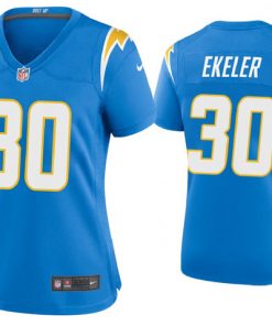 Women's Los Angeles Chargers #30 Austin Ekeler 2020 Blue Vapor Untouchable Limited Stitched Jersey