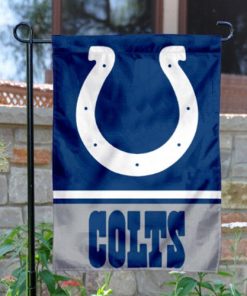 Indianapolis Colts Double-Sided Garden Flag 001 (Pls Check Description For Details)