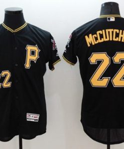Pirates #22 Andrew McCutchen Black Flexbase Authentic Collection Stitched MLB Jersey