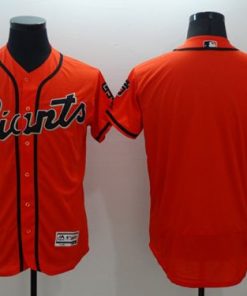 Giants Blank Orange Flexbase Authentic Collection Alternate Stitched MLB Jersey