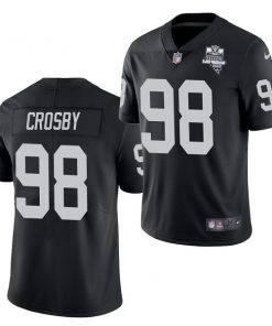 Youth Oakland Raiders #98 Maxx Crosby Black 2020 Inaugural Season Vapor Untouchable Limited Stitched NFL Jersey