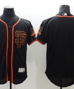 Giants Blank Black Flexbase Authentic Collection Alternate Stitched MLB Jersey