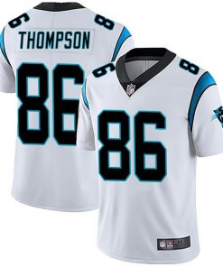 Men's Carolina Panthers #86 Colin Thompson White Vapor Untouchable Stitched NFL Jersey