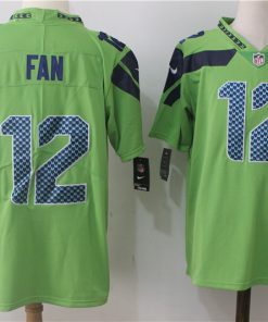 Men's Nike Seattle Seahawks #12 Fan Green Stitched NFL Vapor Untouchable Limited Jersey