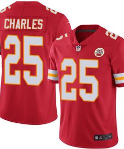 Nike Chiefs #25 Jamaal Charles Red Men's Stitched NFL Limited Rush Jersey