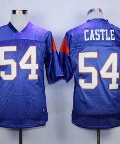 Blue Mountain State #54 Thad Castle Blue Stitched Football Jersey