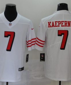 Men's San Francisco 49ers #7 Colin Kaepernick New White Vapor Untouchable Limited Stitched Jersey