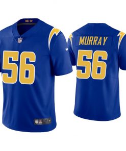 Men's Los Angeles Chargers #56 Kenneth Murray 2020 Blue Vapor Untouchable Limited Stitched Jersey