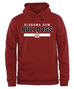 Alabama A&M Bulldogs Team Strong Pullover Hoodie Maroon