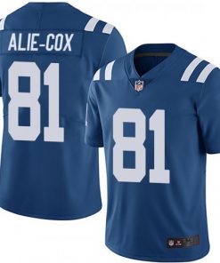 Men's Indianapolis Colts #81 Mo Alie-Cox Blue Vapor Untouchable Limited Stitched NFL Jersey