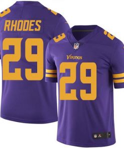 Nike Vikings #29 Xavier Rhodes Purple Men's Stitched NFL Limited Rush Jersey