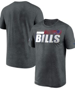Men's Buffalo Bills 2020 Grey Sideline Impact Legend Performance NFL T-Shirt