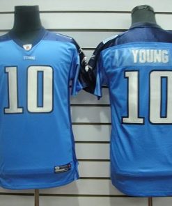 Titans #10 Vince Young Baby Blue Stitched Youth NFL Jersey