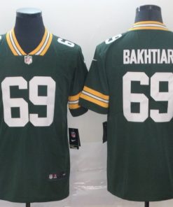Men's Green Bay Packers #69 David Bakhtiari Green Vapor Untouchable Stitched NFL Limited Jersey