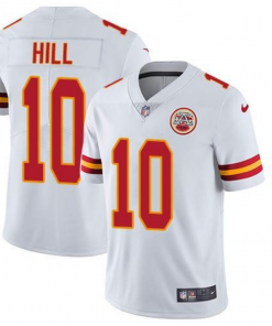 Nike Chiefs #10 Tyreek Hill White Men's Stitched NFL Limited Rush Jersey