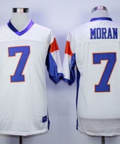 Blue Mountain State #7 Alex Moran White Stitched Football Jersey