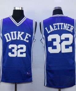 Blue Devils #32 Christian Laettner Royal Blue Basketball Stitched NCAA Jersey