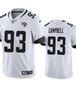 Men's Jacksonville Jaguars #93 Calais Campbell White 2019 Vapor Untouchable Limited Stitched NFL Jersey