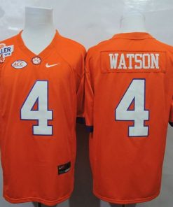 Tigers #4 Deshaun Watson Orange 1975-1978 Fuller Stitched NCAA Jersey