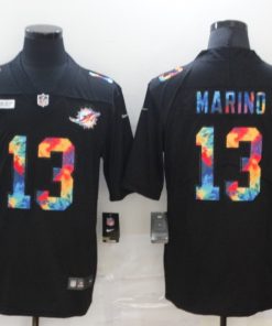 Men's Miami Dolphins #13 Dan Marino 2020 Black Crucial Catch Limited Stitched NFL Jersey