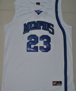 Tigers #23 Derrick Rose White Basketball Stitched NCAA Jersey