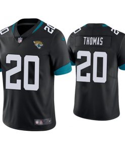 Men's Jacksonville Jaguars #20 Daniel Thomas Black Vapor Untouchable Limited Stitched Jersey