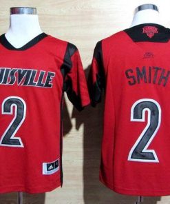 Cardinals #2 Russ Smith Red Basketball Stitched NCAA Jersey