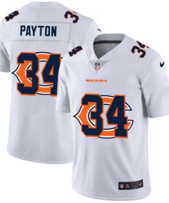 Men's Chicago Bears #34 Walter Payton White Stitched NFL Jersey