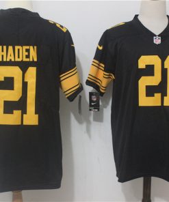 Men's Nike Pittsburgh Steelers #21 Joe Haden Black Limited Rush Stitched NFL Jersey