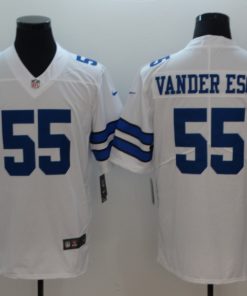 Men's NFL Dallas Cowboys #55 Vander Esch White 2018 Draft Vapor Untouchable Limited Stitched Jersey