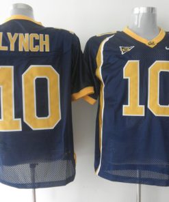 Golden Bears #10 Marshawn Lynch Blue Stitched NCAA Jersey