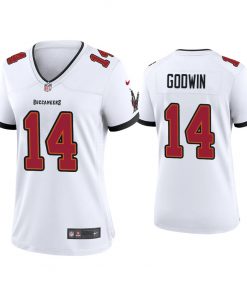 Women's Tampa Bay Buccaneers #14 Chris Godwin 2020 White Stitched Jersey(Run Small)