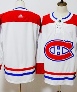 Men's Adidas Montreal Canadiens White Stitched NHL Jersey
