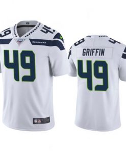 Men's Seattle Seahawks #49 Shaquem Griffin White 2019 100th Season Vapor Untouchable Limited Stitched NFL Jersey
